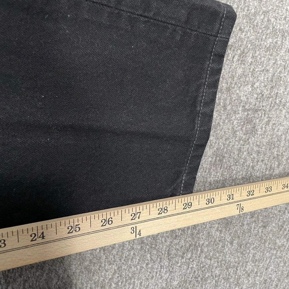 Vtg Levis 501 Jeans Men 31x30 Dark Black Button Fly Straight Leg Denim Pants 90s